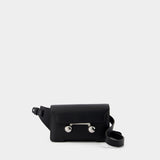 Sac À Bandoulière Cross-Boy - Marni - Cuir - Noir