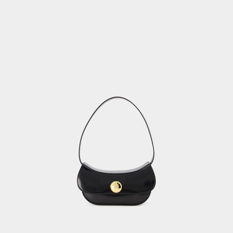 Sac Porté Épaule Small Hobo - Marni - Cuir - Noir