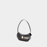 Sac Porté Épaule Small Hobo - Marni - Cuir - Noir