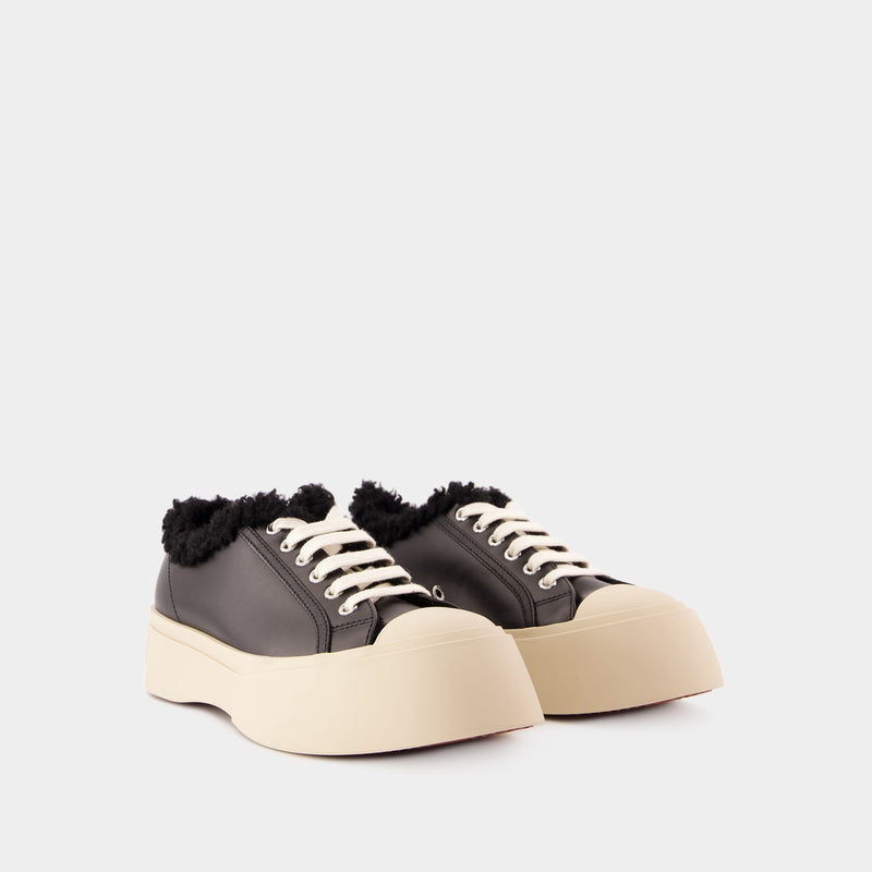 Sneakers Lace Pablo - Marni - Cuir - Noir