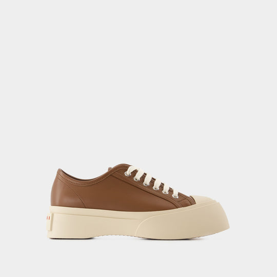 Sneakers Laced Up - Marni - Cuir - Marron
