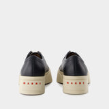 Sneakers Laced Up - Marni - Cuir - Noir