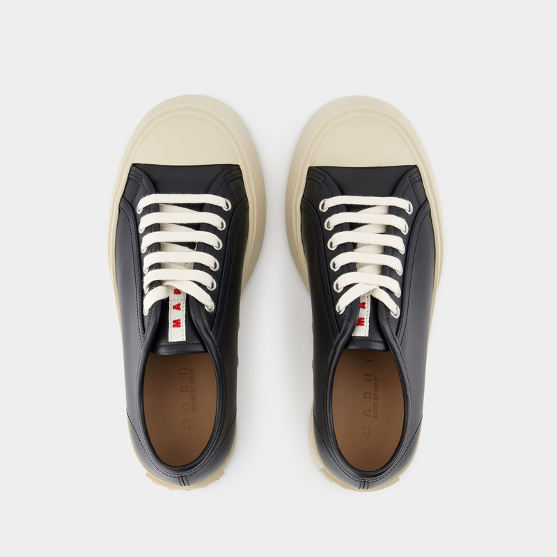 Sneakers Laced Up - Marni - Cuir - Noir