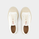 Sneakers Laced Up - Marni - Cuir - Blanc