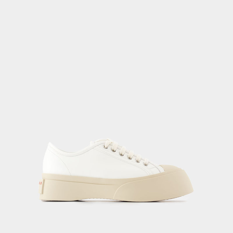 Sneakers Laced Up - Marni - Cuir - Blanc