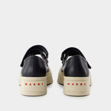 Sneakers Mary Jane - Marni - Cuir - Noir