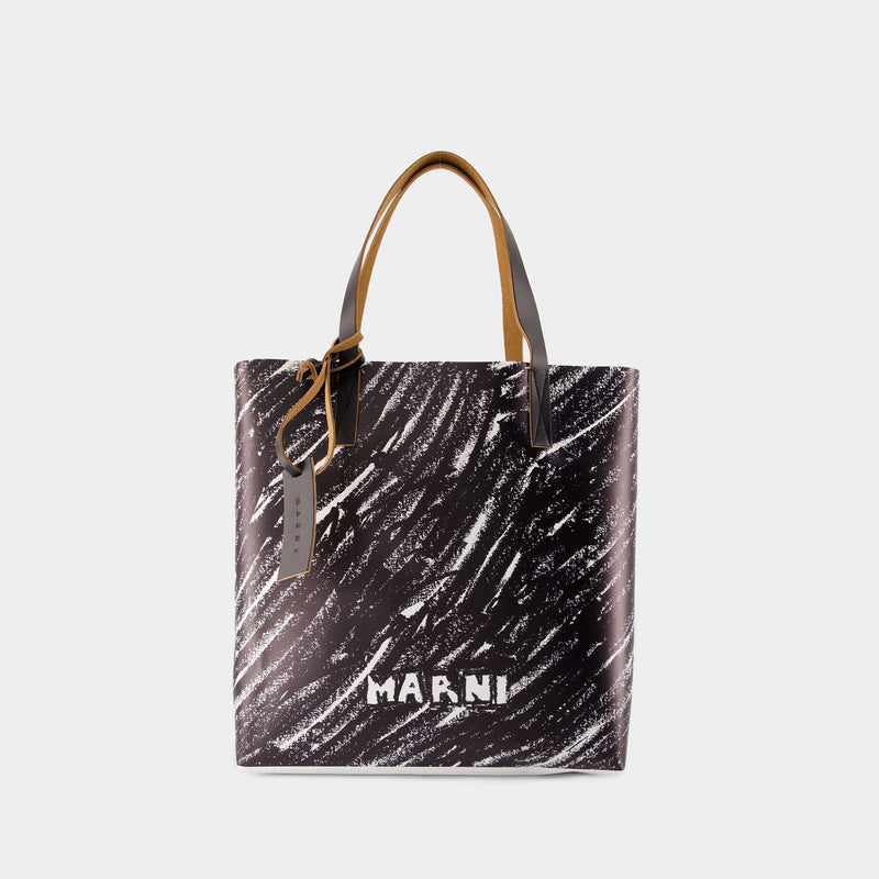 Sac Porté Épaule Tribeca - Marni - Synthétique - Noir