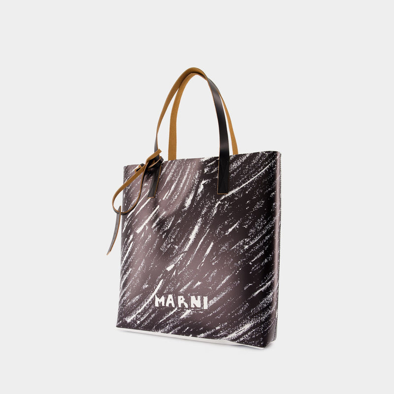 Sac Porté Épaule Tribeca - Marni - Synthétique - Noir