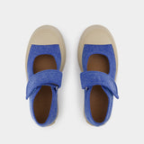 Sneakers Mary Jane - Marni - Coton - Bleu