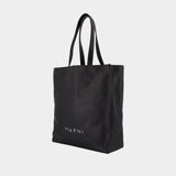 Cabas Museo Soft New Large - Marni - Cuir - Noir