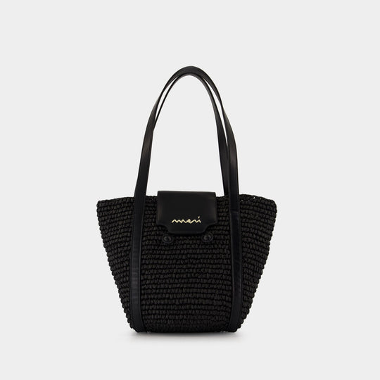 Cabas Small - Marni - Raphia - Noir