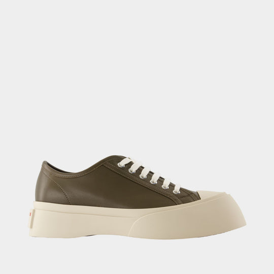 Sneakers - Marni - Cuir - Vert