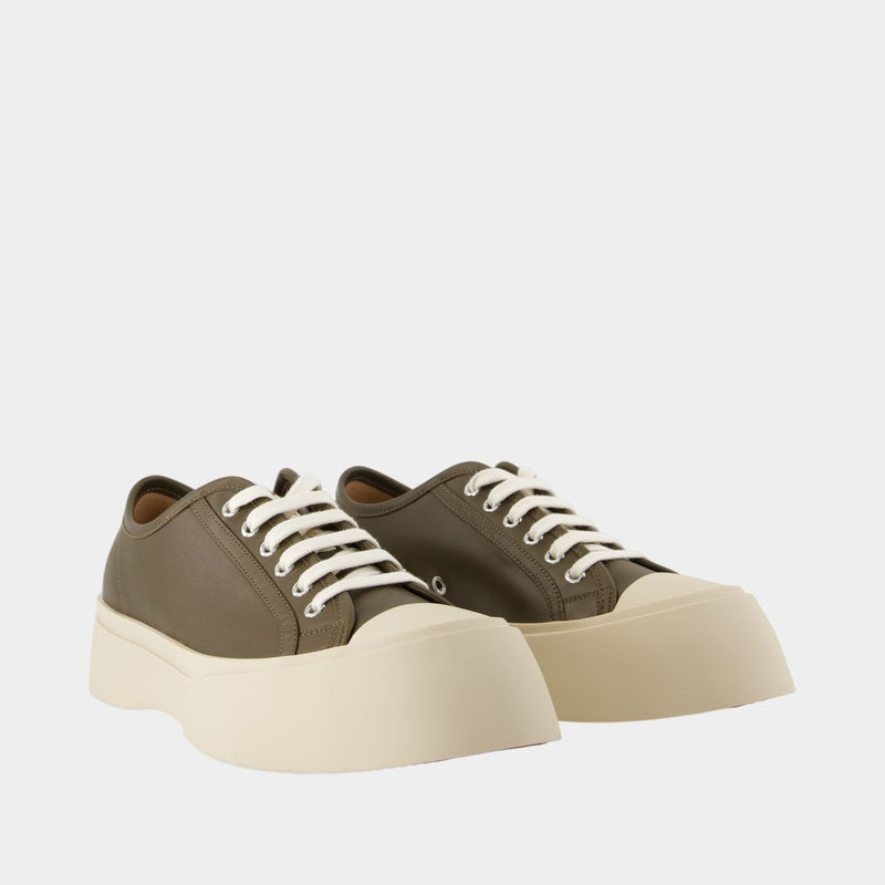 Sneakers - Marni - Cuir - Vert
