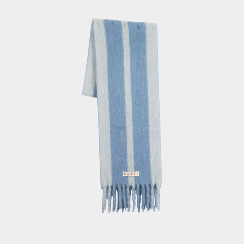 Écharpe - Marni - Laine - Bleu
