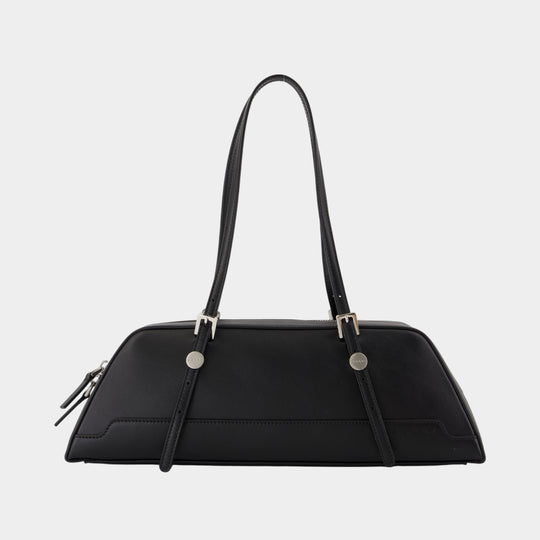 Sac Porté Épaule Duffle - Marni - Cuir - Noir