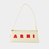 Sac Porté Épaule Museo - Marni - Cuir - Blanc