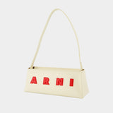 Sac Porté Épaule Museo - Marni - Cuir - Blanc