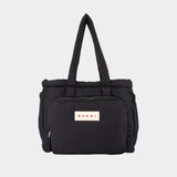Cabas Puffy - Marni - Synthétique - Noir
