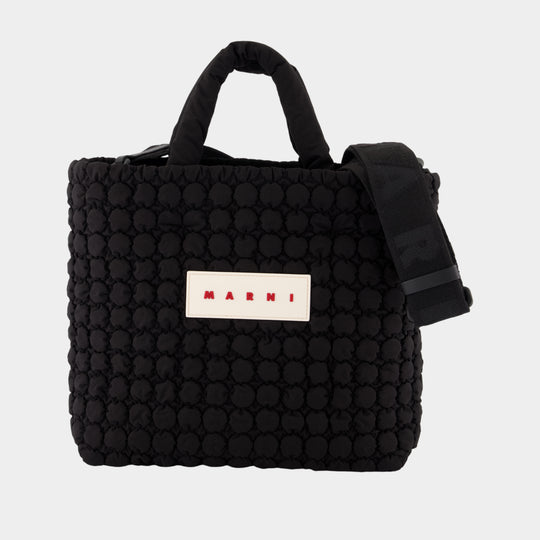 Cabas Small - Marni - Synthétique - Noir