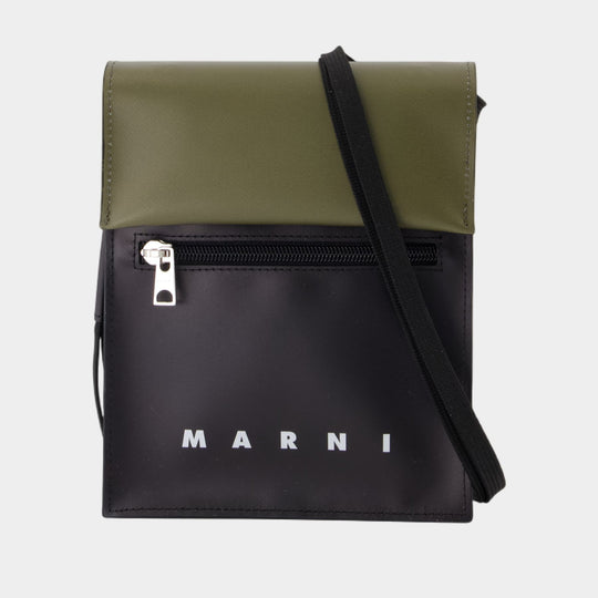 Sac À Bandoulière Tribeca - Marni - Synthétique - Noir