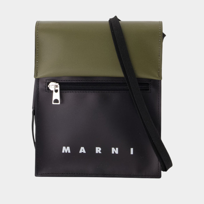 Sac À Bandoulière Tribeca - Marni - Synthétique - Noir