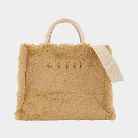 Cabas Small - Marni - Synthétique - Beige