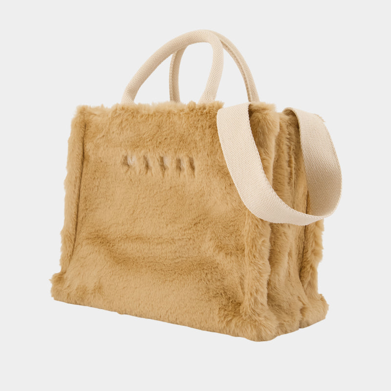 Cabas Small - Marni - Synthétique - Beige