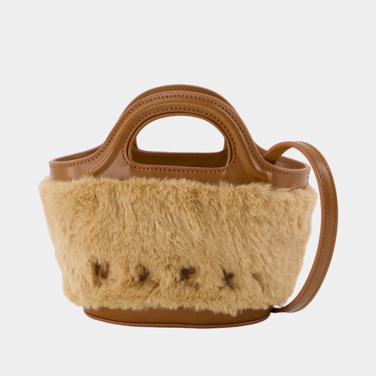 Sac À Main Tropicalia Micro - Marni - Synthétique - Beige