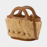Sac À Main Tropicalia Micro - Marni - Synthétique - Beige