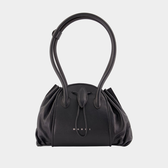 Cabas Tulipea - Marni - Cuir - Noir