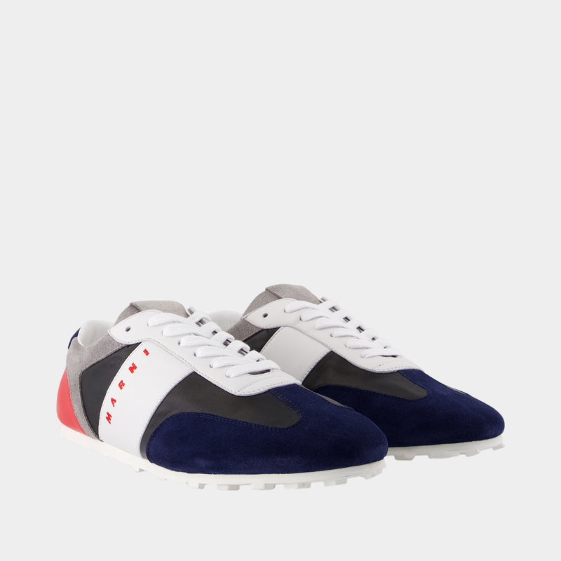 Sneakers - Marni - Cuir - Bleu