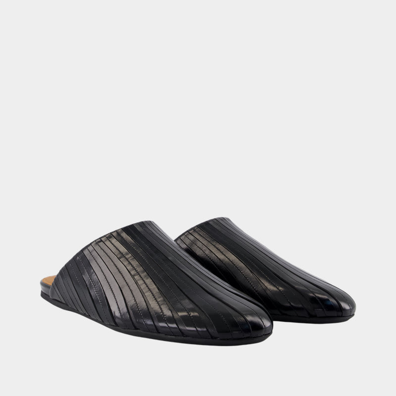 Sandales Sabot - Marni - Cuir - Noir