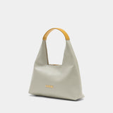 Sac Porté Épaule Top Handle Mini - Marni - Cuir - Blanc