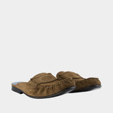 Sabots - Marni - Cuir - Marron