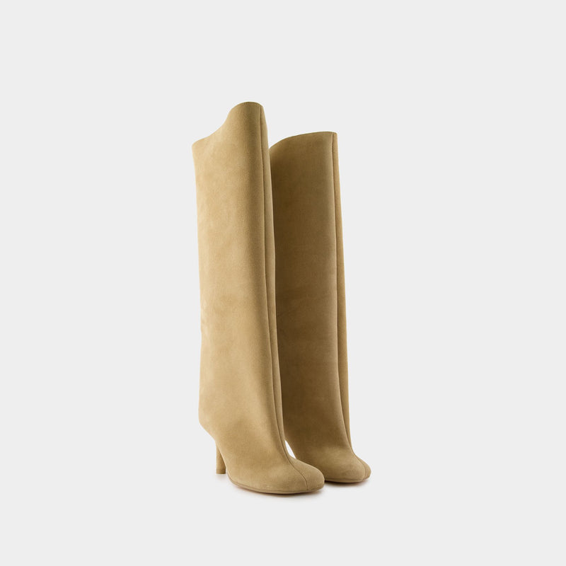 Bottes - MM6 Maison Margiela - Cuir - Beige