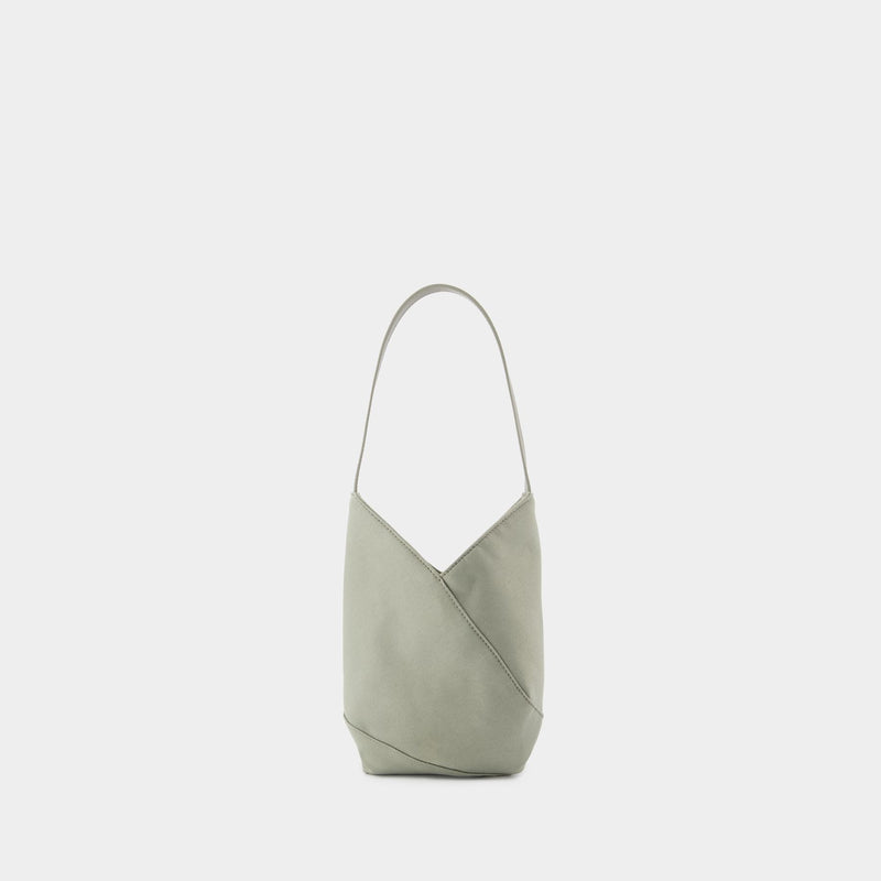 Sac Porté Épaule Japanese Egg - MM6 Maison Margiela - Synthétique - Gris