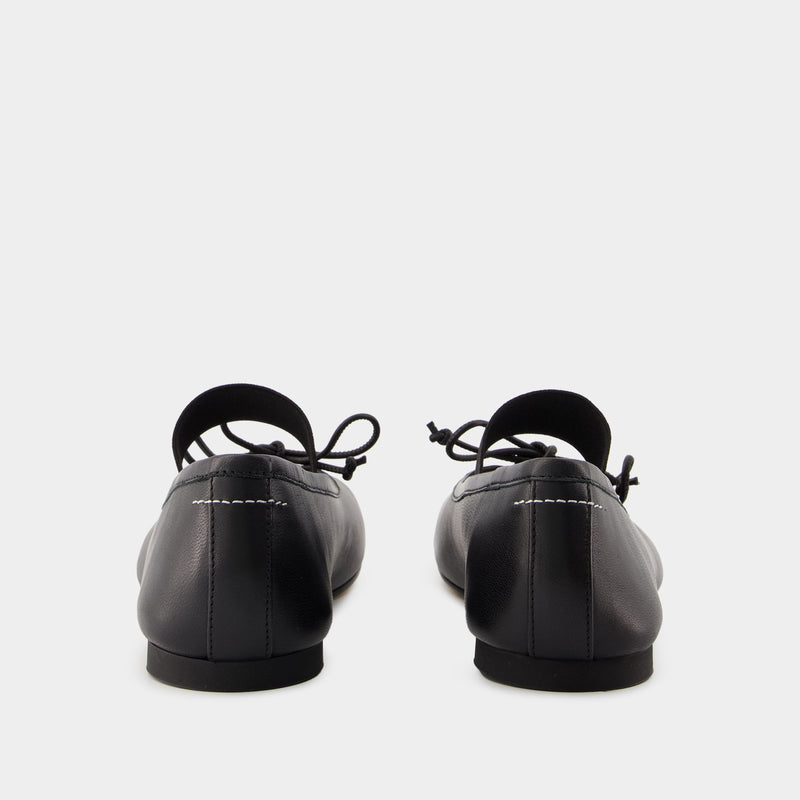 Ballerines - MM6 Maison Margiela - Cuir - Noir