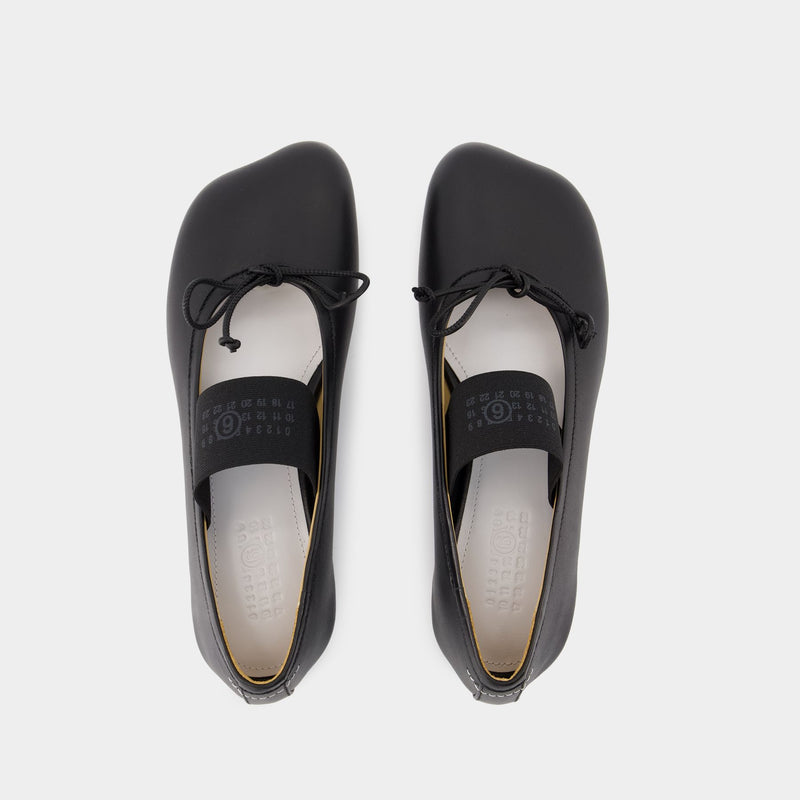 Ballerines - MM6 Maison Margiela - Cuir - Noir