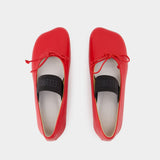 Ballerines Ballet - MM6 Maison Margiela - Cuir - Rouge