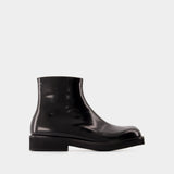 Bottines - MM6 Maison Margiela - Cuir - Noir