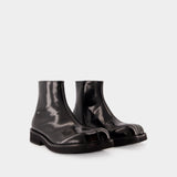 Bottines - MM6 Maison Margiela - Cuir - Noir