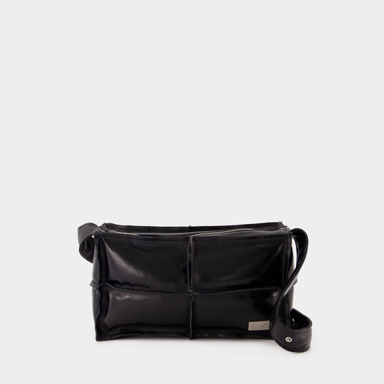 Sac À Main Numeric Top Handle Mini - MM6 Maison Margiela - Cuir - Noir