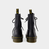 Bottines 10 Eye - MM6 Maison Margiela - Cuir - Noir