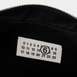 Sac À Bandoulière Numeric Soft - MM6 Maison Margiela - Cuir - Noir