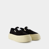 Sneakers - MM6 Maison Margiela - Cuir - Noir