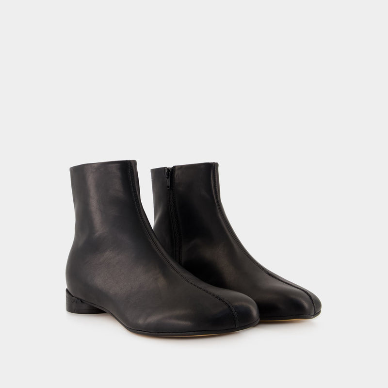 Bottines - MM6 Maison Margiela - Cuir - Noir