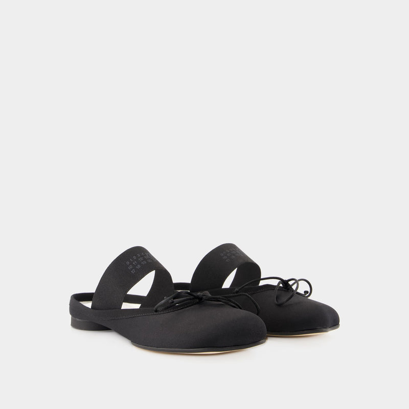 Mules - MM6 Maison Margiela - Synthétique - Noir