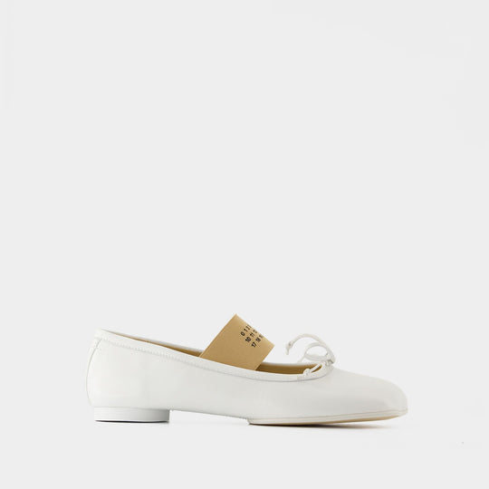 Ballerines - MM6 Maison Margiela - Cuir - Blanc