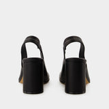 Escarpins - MM6 Maison Margiela - Cuir - Noir