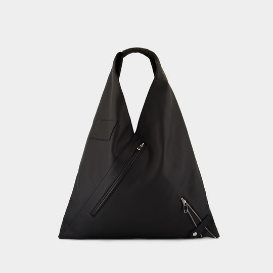 Sac À Main Classique Japanese - MM6 Maison Margiela - Cuir - Noir